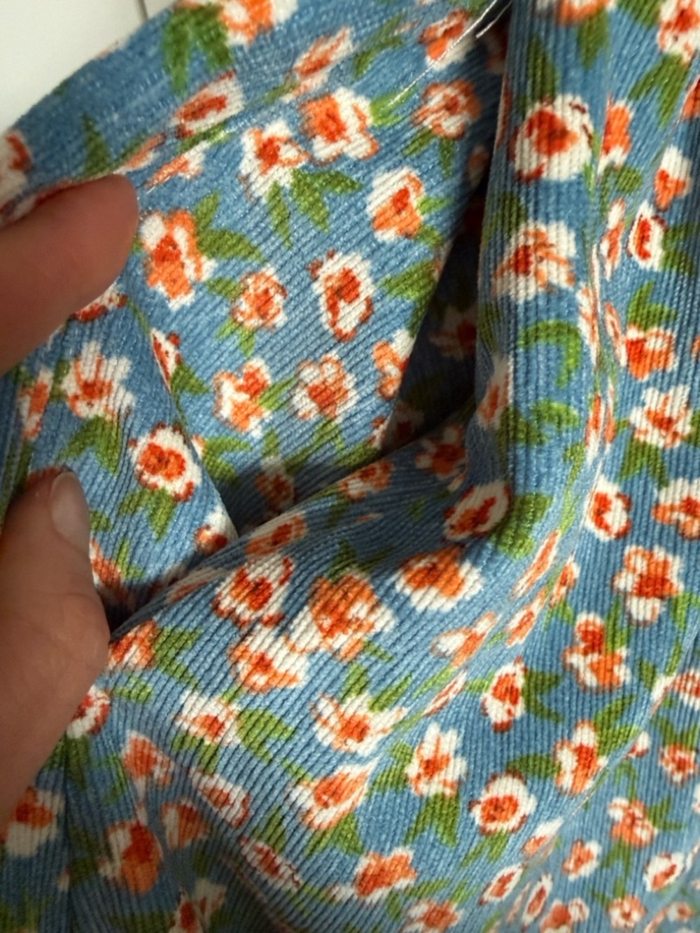 Celia B floral corduroy Abaca maxi dress size xs - Picture 8 of 11
